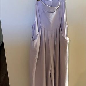 Elegant Lavender Sleeveless Jumpsuit